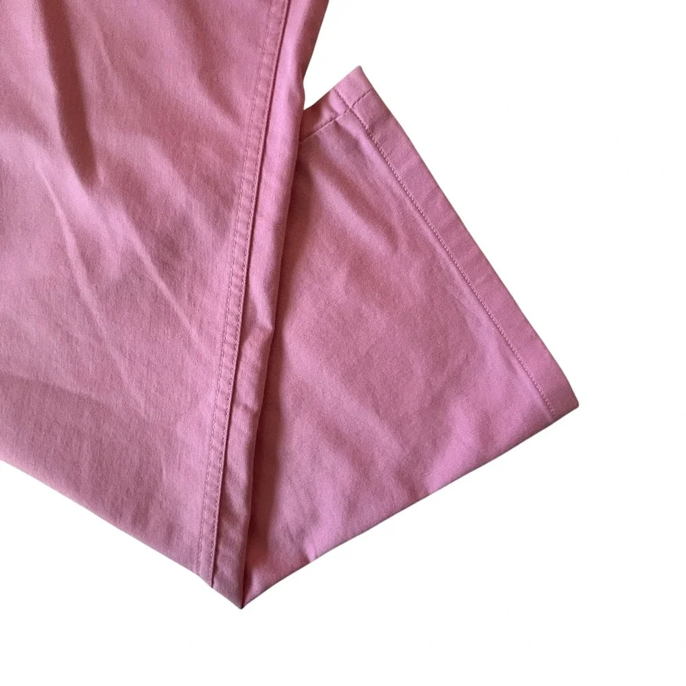 Polo Golf Ralph Lauren Mens Pink Cotton Twill Stretch Tailored Fit Pants 33x32